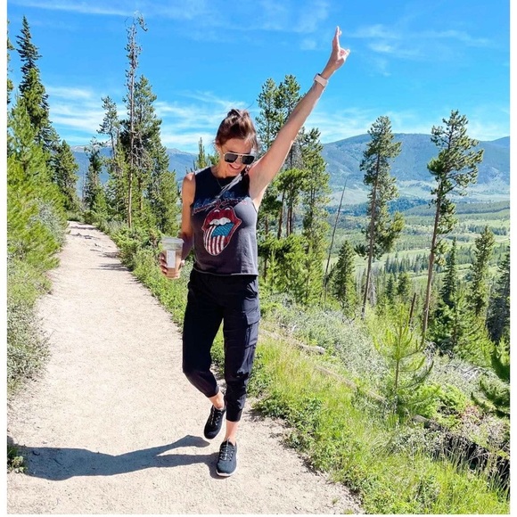 NWT The Rolling Stones American Flag
Logo Graphic Cropped Tank Top - Black XS - Picture 4 of 13